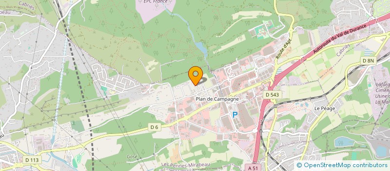 localisation de l'entreprise LE COMPTOIR DES AFFAIRES à LES PENNES MIRABEAU