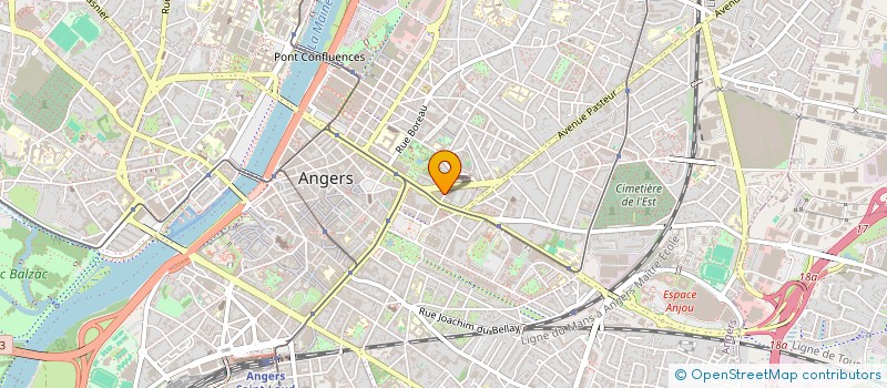 localisation de l'entreprise LE COMPTOIR DES ALIMENTS  ANGERS