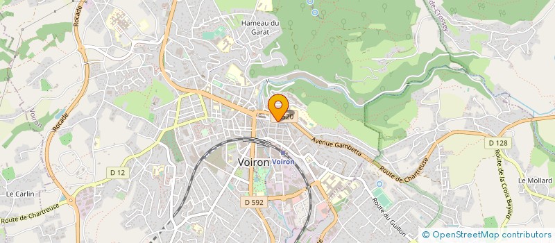 localisation de l'entreprise LE COMPTOIR DES ARMES à VOIRON