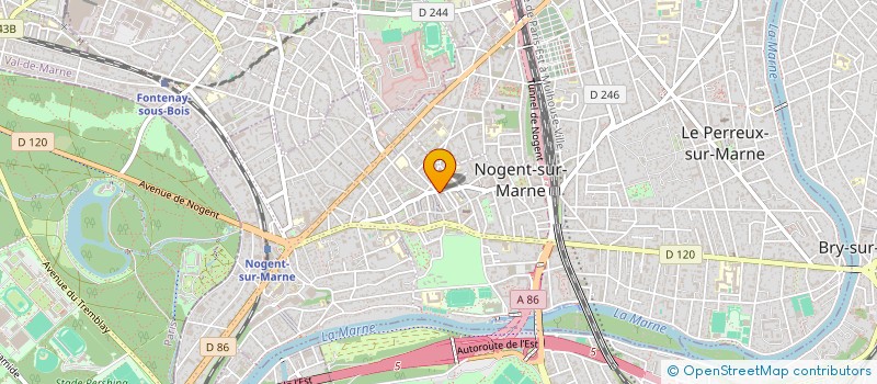localisation de l'entreprise LE COMPTOIR DES ARTS à NOGENT-SUR-MARNE