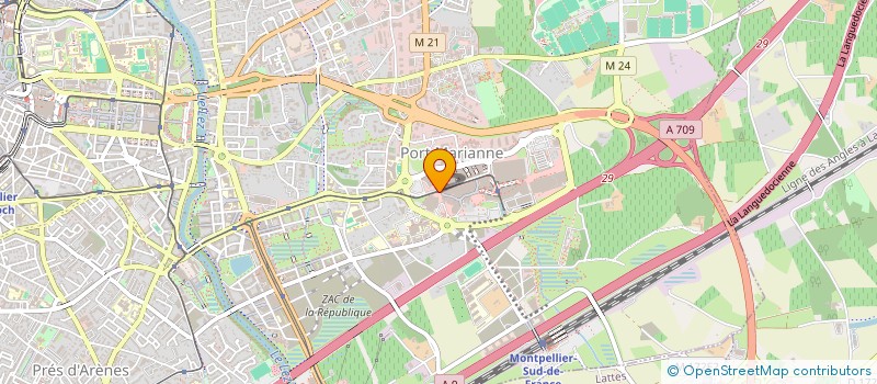 localisation de l'entreprise LE COMPTOIR DES BRASSEURS SAS à MONTPELLIER