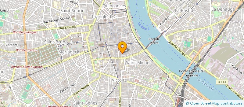 localisation de l'entreprise LE COMPTOIR DES CHATS  BORDEAUX