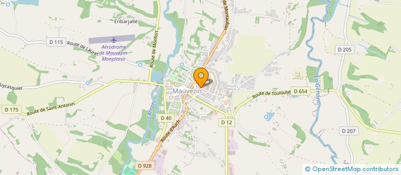 localisation de l'entreprise LE COMPTOIR DES COLIBRIS à MAUVEZIN