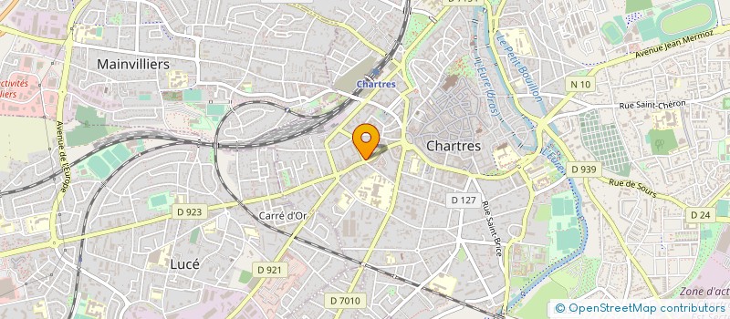 localisation de l'entreprise LE COMPTOIR DES COSTUMES à CHARTRES