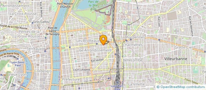 localisation de l'entreprise LE COMPTOIR DES COUSINS à LYON 6EME