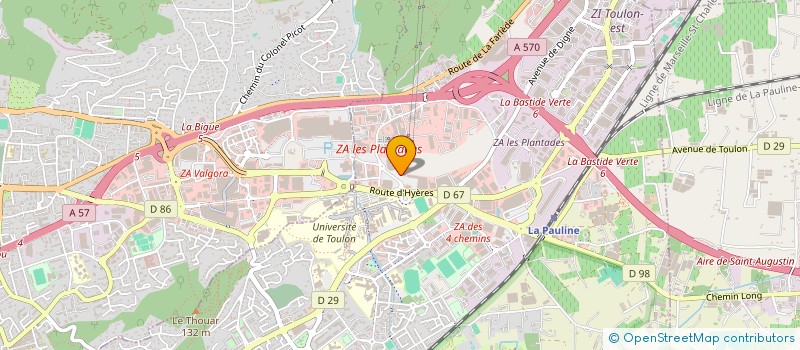 localisation de l'entreprise LE COMPTOIR DES CREPES ET DES GALETTES à LA GARDE