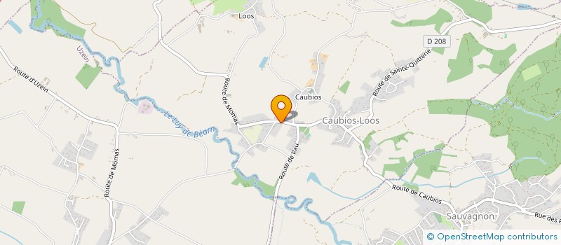 localisation de l'entreprise LE COMPTOIR DES CRUS  CAUBIOS-LOOS