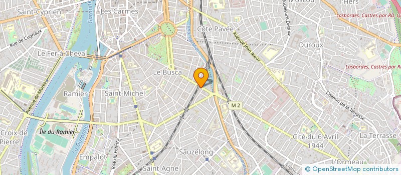 localisation de l'entreprise LE COMPTOIR DES DEMOISELLES à TOULOUSE
