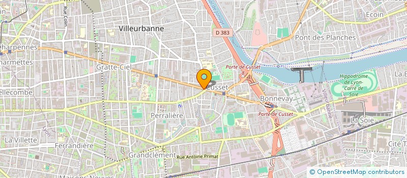 localisation de l'entreprise LE COMPTOIR DES DIAMANTAIRES L.C.D.D à VILLEURBANNE