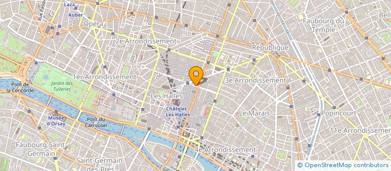 localisation de l'entreprise LE COMPTOIR DES ECRIVAINS  PARIS