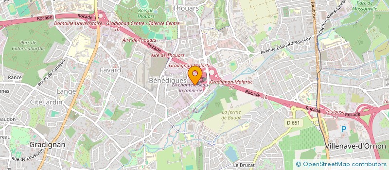 localisation de l'entreprise LE COMPTOIR DES ENERGIES RENOUVELABLES à VILLENAVE-D'ORNON
