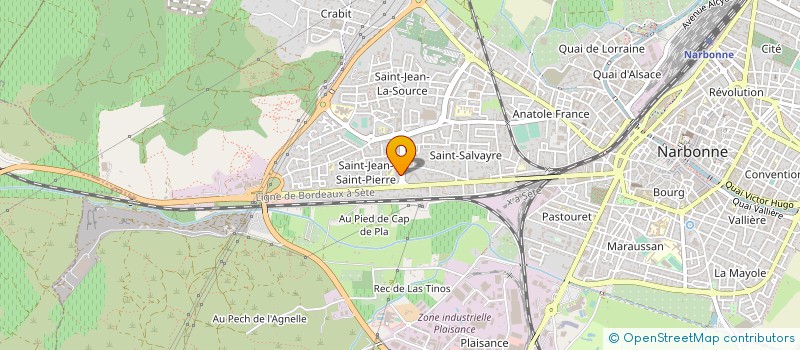 localisation de l'entreprise LE COMPTOIR DES ENTREPRENEURS à NARBONNE