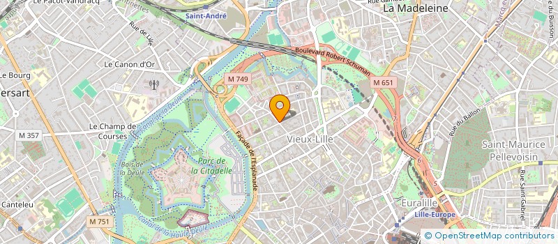 localisation de l'entreprise LE COMPTOIR DES GASTRONOMES à LILLE