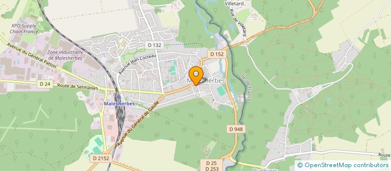 localisation de l'entreprise LE COMPTOIR DES HOMMES à LE MALESHERBOIS
