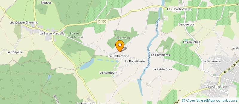 localisation de l'entreprise LE COMPTOIR DES LUMAS à BRISSAC LOIRE AUBANCE