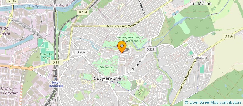 localisation de l'entreprise LE COMPTOIR DES MAMANS  SUCY-EN-BRIE