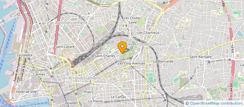 localisation de l'entreprise LE COMPTOIR DES MERVEILLES à MARSEILLE