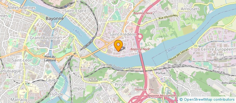 localisation de l'entreprise LE COMPTOIR DES METAUX  BAYONNE