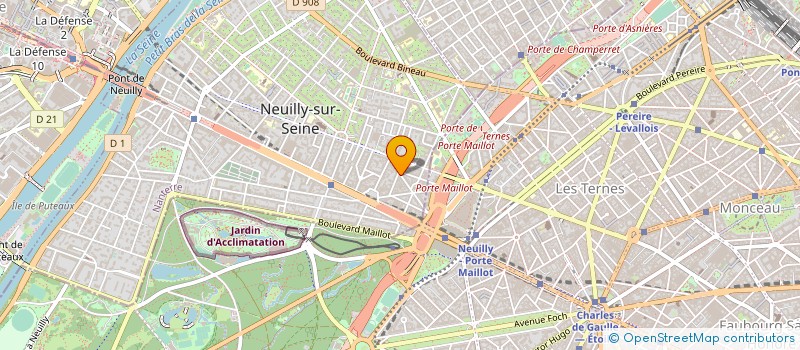 localisation de l'entreprise LE COMPTOIR DES MOBILES à NEUILLY-SUR-SEINE