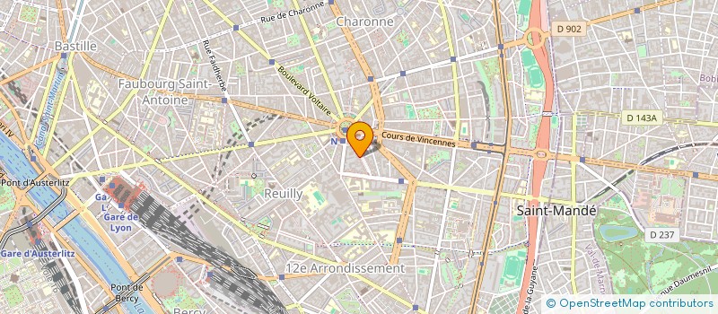 localisation de l'entreprise LE COMPTOIR DES MOULINS à PARIS