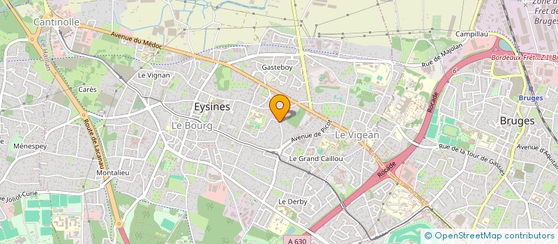 localisation de l'entreprise LE COMPTOIR DES NOUVEAUX FROMAGERS  EYSINES