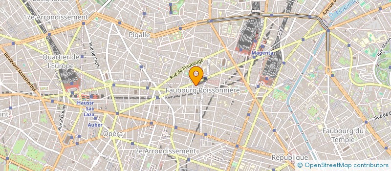 localisation de l'entreprise LE COMPTOIR DES PAPILLONS à PARIS