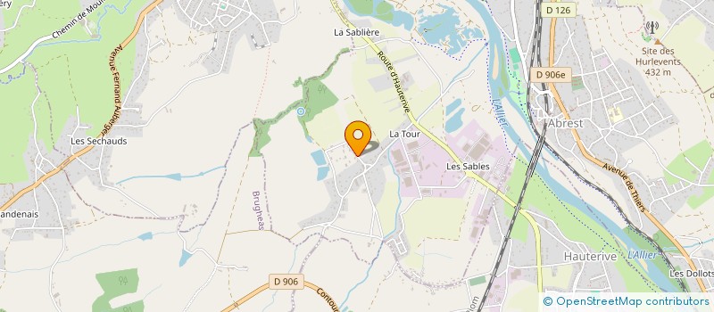 localisation de l'entreprise LE COMPTOIR DES PECHEURS  ABREST