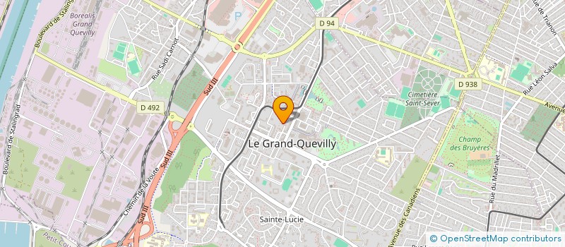 localisation de l'entreprise LE COMPTOIR DES PIRATES  LE GRAND-QUEVILLY