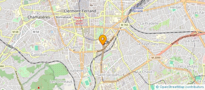 localisation de l'entreprise LE COMPTOIR DES PLANTES MEDICINALES à CLERMONT-FERRAND