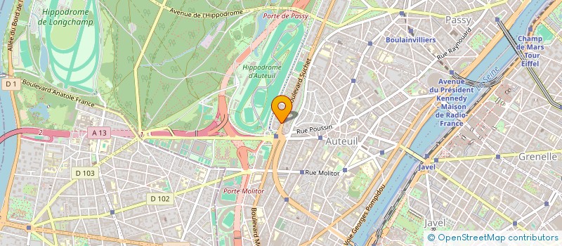 localisation de l'entreprise LE COMPTOIR DES PROTEINES à PARIS