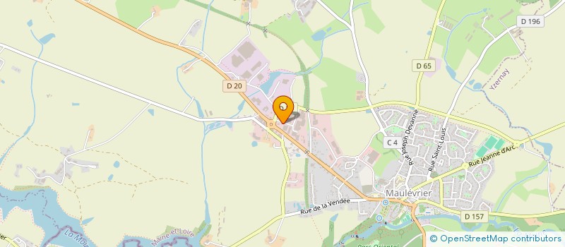 localisation de l'entreprise LE COMPTOIR DES SAISONS  MAULEVRIER