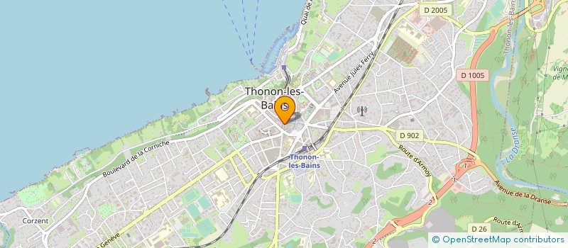 localisation de l'entreprise LE COMPTOIR DES SAVEURS à THONON-LES-BAINS