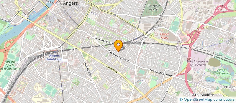 localisation de l'entreprise LE COMPTOIR DES SAVEURS  ANGERS