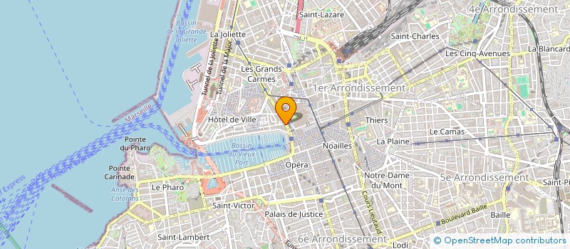 localisation de l'entreprise LE COMPTOIR DES SAVEURS à MARSEILLE
