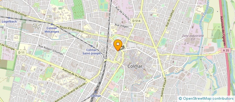 localisation de l'entreprise LE COMPTOIR DES SAVEURS DU TERROIR à COLMAR