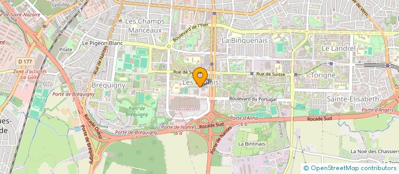 localisation de l'entreprise LE COMPTOIR DES SAVOIRS à RENNES