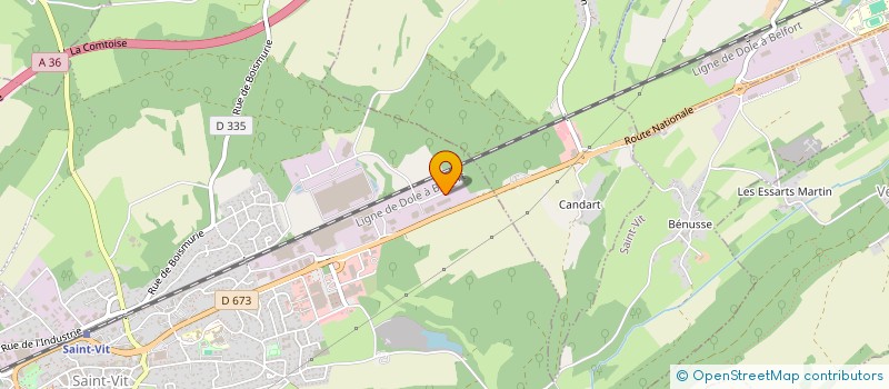 localisation de l'entreprise LE COMPTOIR DES SELLIERS à SAINT-VIT