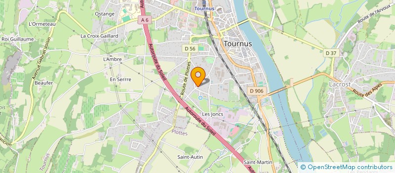 localisation de l'entreprise LE COMPTOIR DES SENS à TOURNUS