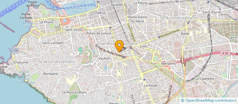 localisation de l'entreprise LE COMPTOIR DES SENS à MARSEILLE