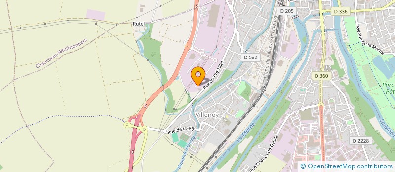 localisation de l'entreprise LE COMPTOIR DES VENTES à VILLENOY