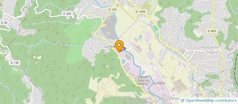 localisation de l'entreprise LE COMPTOIR DES VIANDES à PEGOMAS