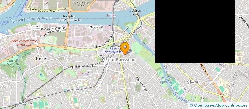 localisation de l'entreprise LE COMPTOIR DU BATIMENT  REZE