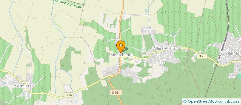 localisation de l'entreprise LE COMPTOIR DU BATIMENT à VILLERS-ALLERAND