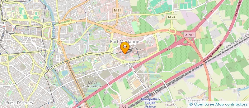 localisation de l'entreprise LE COMPTOIR DU BOUCHER SAS à MONTPELLIER