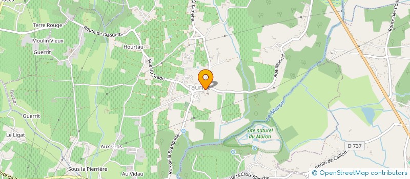 localisation de l'entreprise LE COMPTOIR DU BOULANGER  TAURIAC