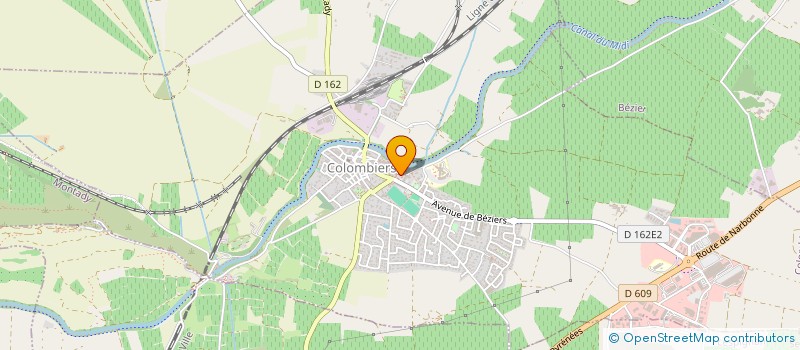 localisation de l'entreprise LE COMPTOIR DU CANAL à COLOMBIERS