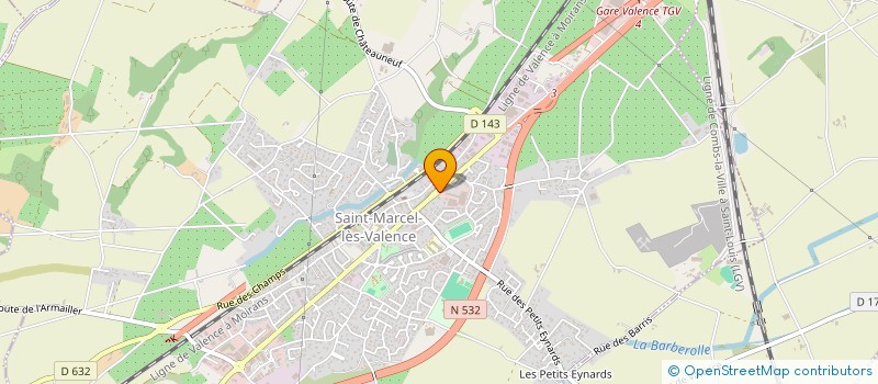 localisation de l'entreprise LE COMPTOIR DU CARRELAGE à SAINT-MARCEL-LES-VALENCE