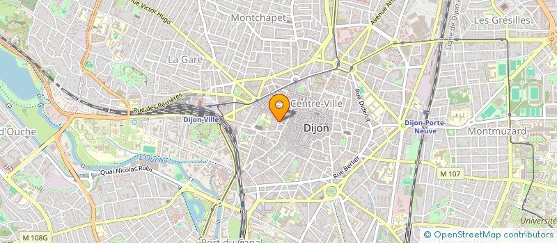 localisation de l'entreprise LE COMPTOIR DU CHEF  DIJON