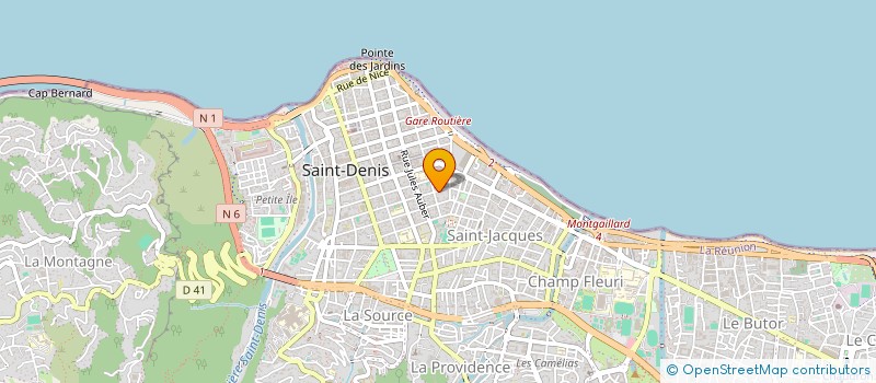 localisation de l'entreprise LE COMPTOIR DU COMMERCE à SAINT-DENIS