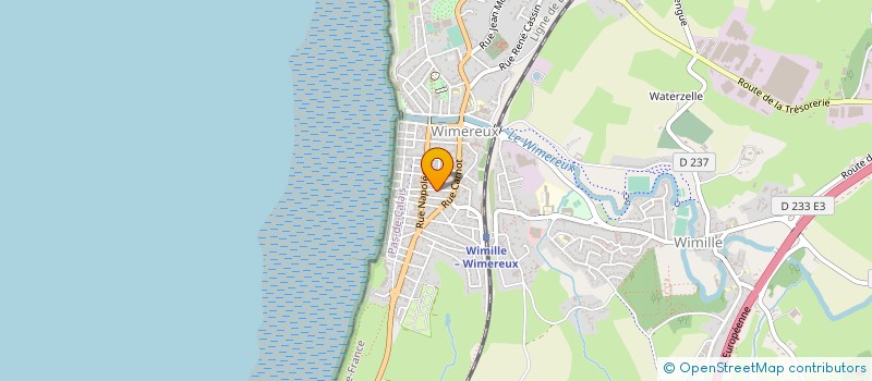 localisation de l'entreprise LE COMPTOIR DU FINANCEMENT  WIMEREUX